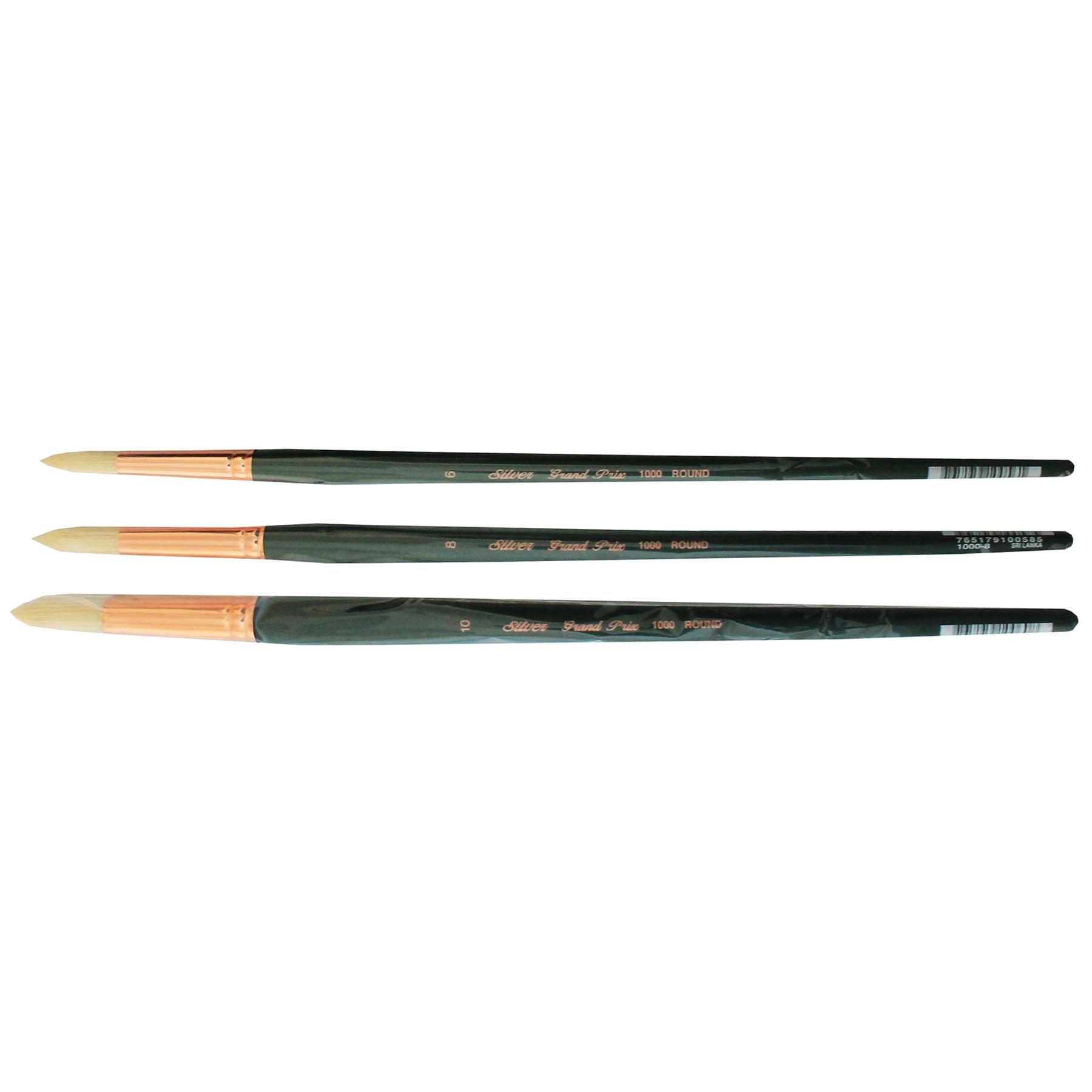 Grand Prix Large Rounds, 3 Brushes