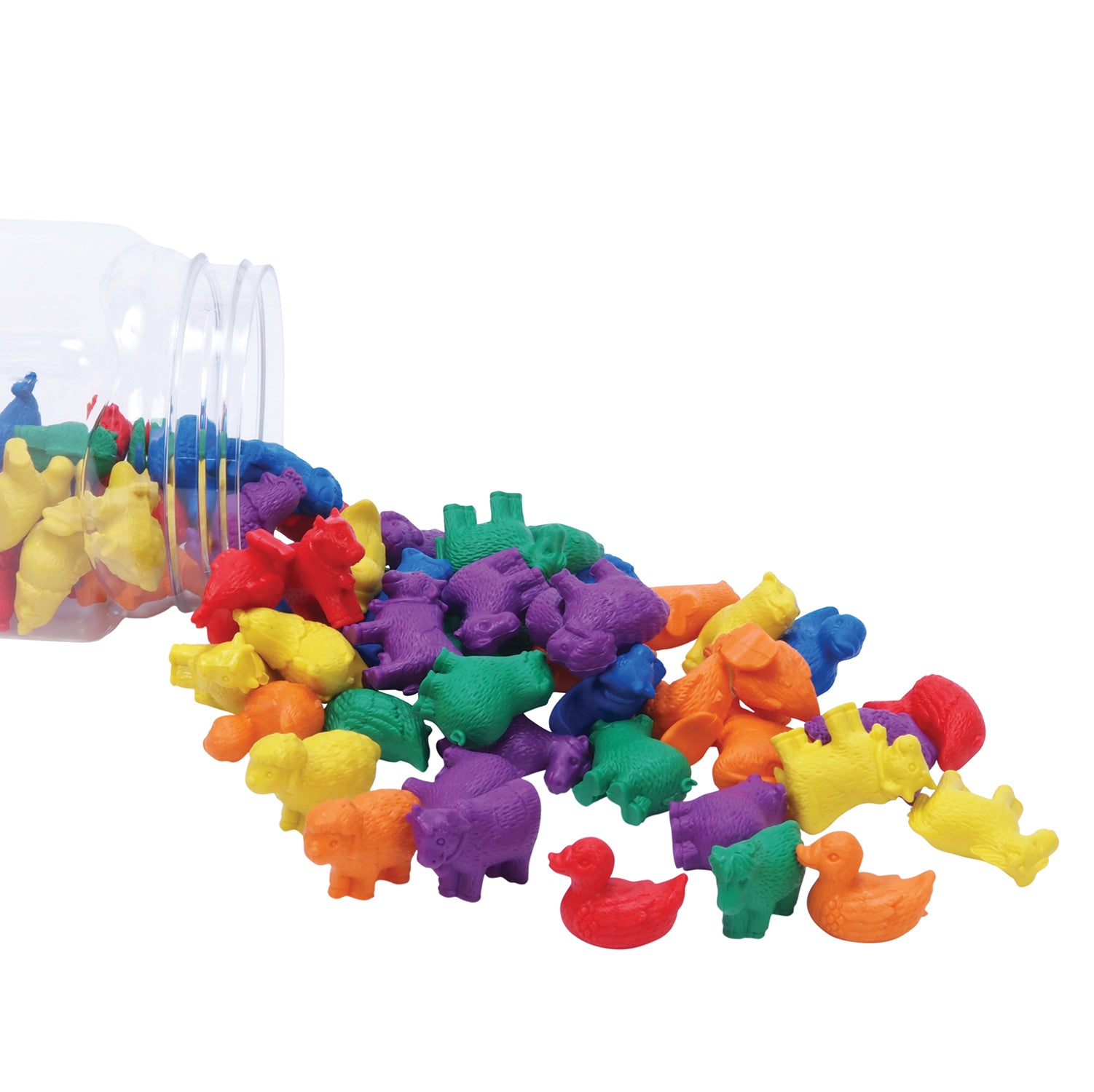 Farm Animals Counters - Set of 72