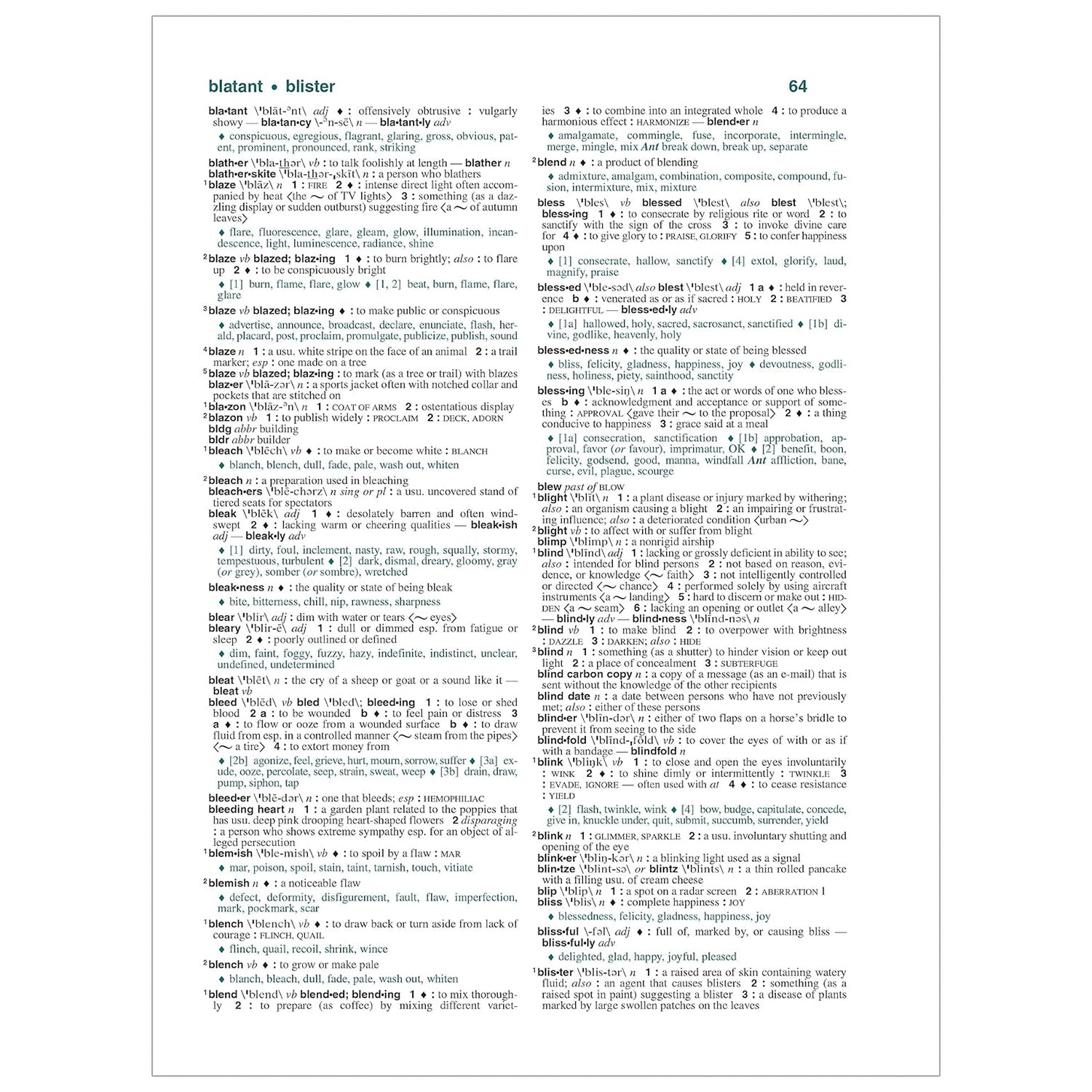 Webster's All-in-One Dictionary & Thesaurus, Third Edition