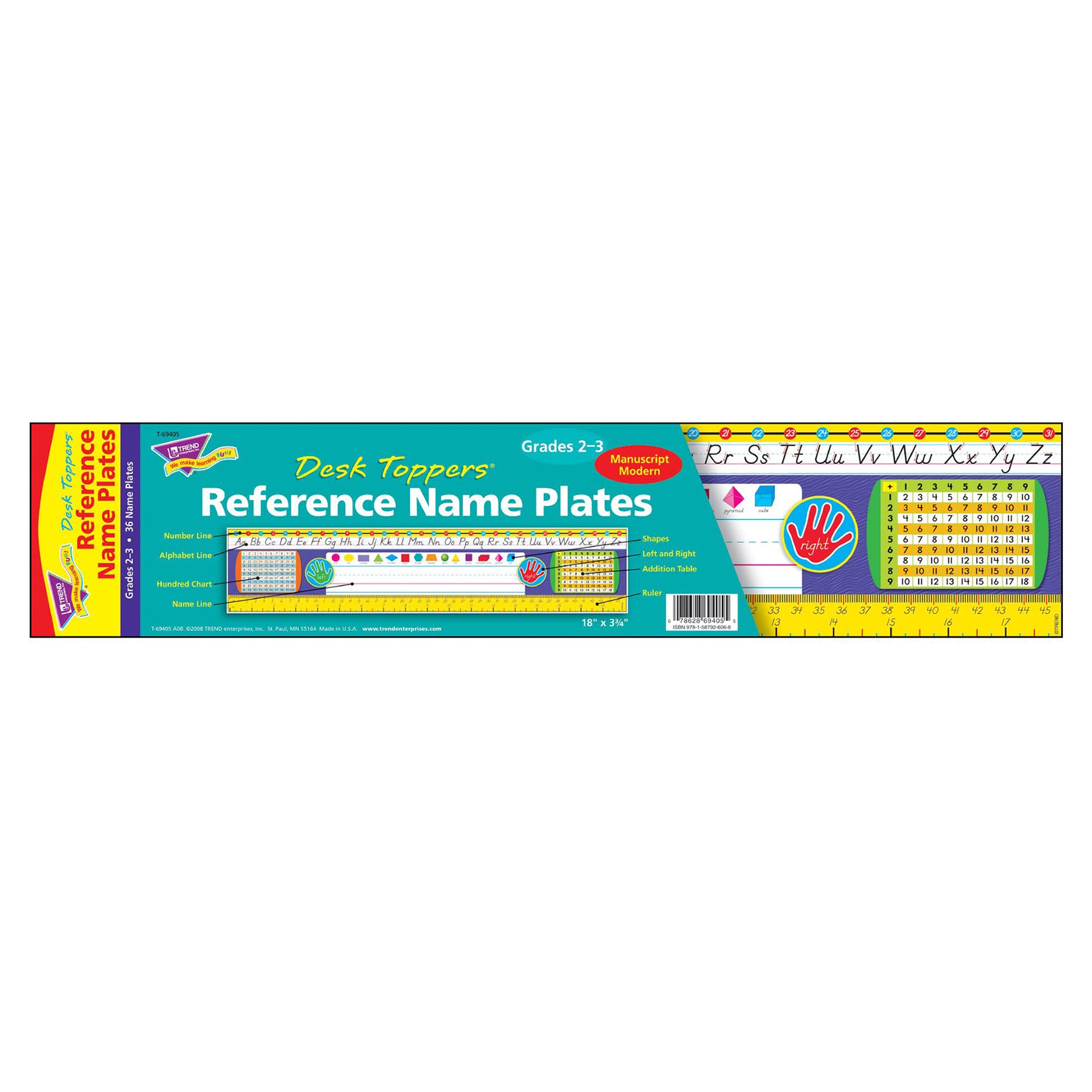 REFERENCE SIZE NAME PLATES G2-3