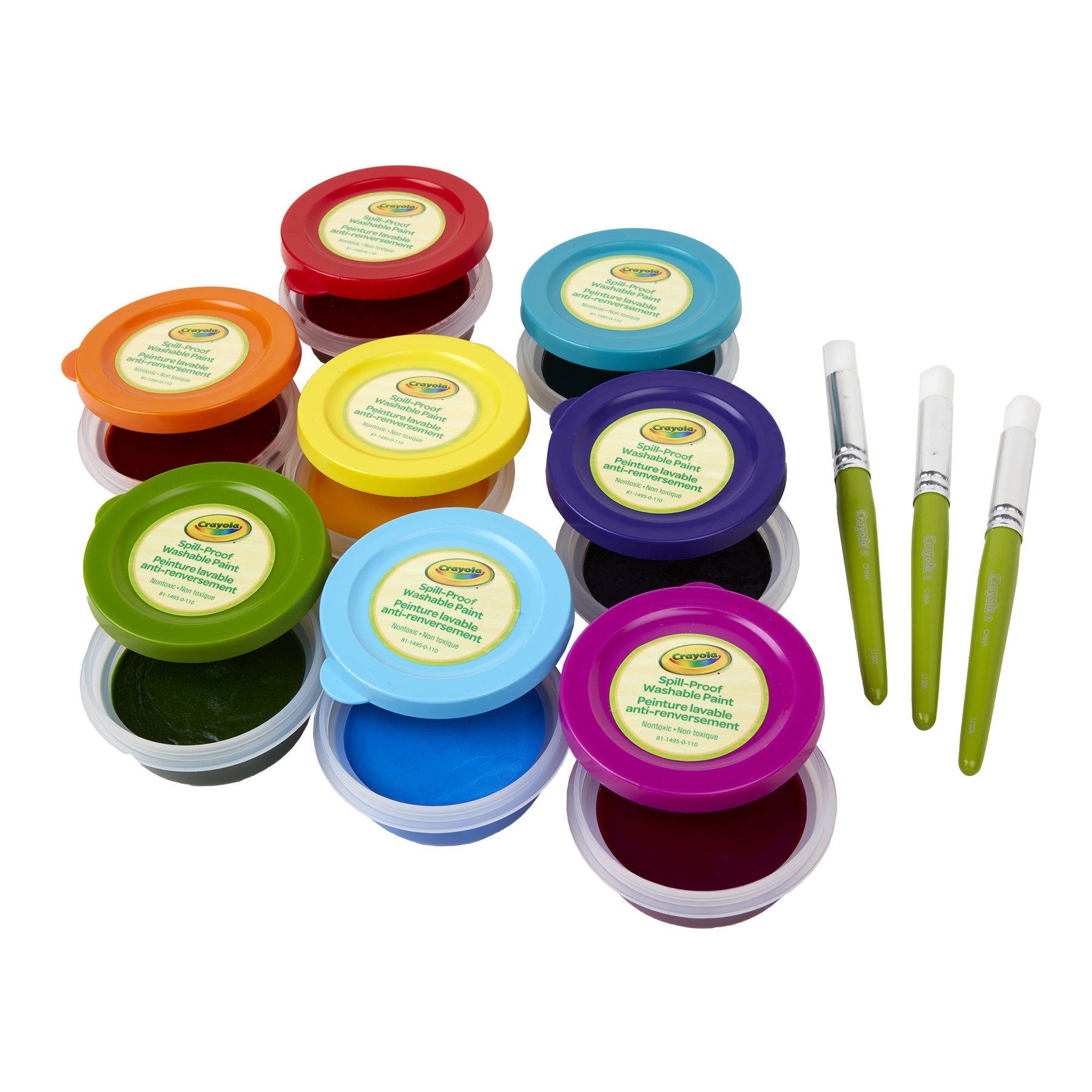 Spill-Proof Washable Paint Kit