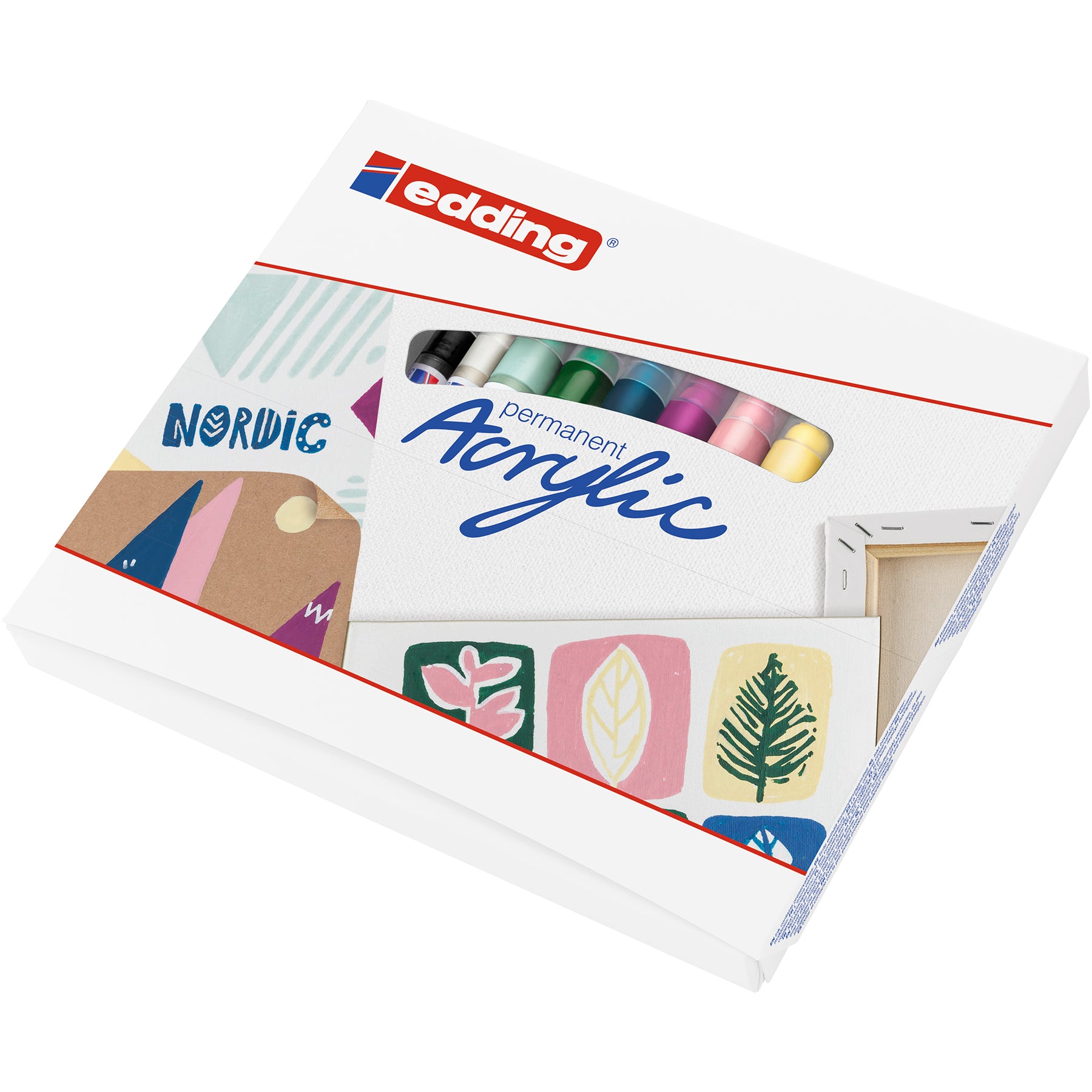 edding Acrylic Marker Starter Set - Set of 8 - Nordic