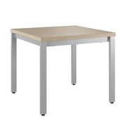Bush Business Furniture Arrive Waiting Room End Table in Natural Elm - 23.35" Width x 23.35" Depth x 20.1" Height