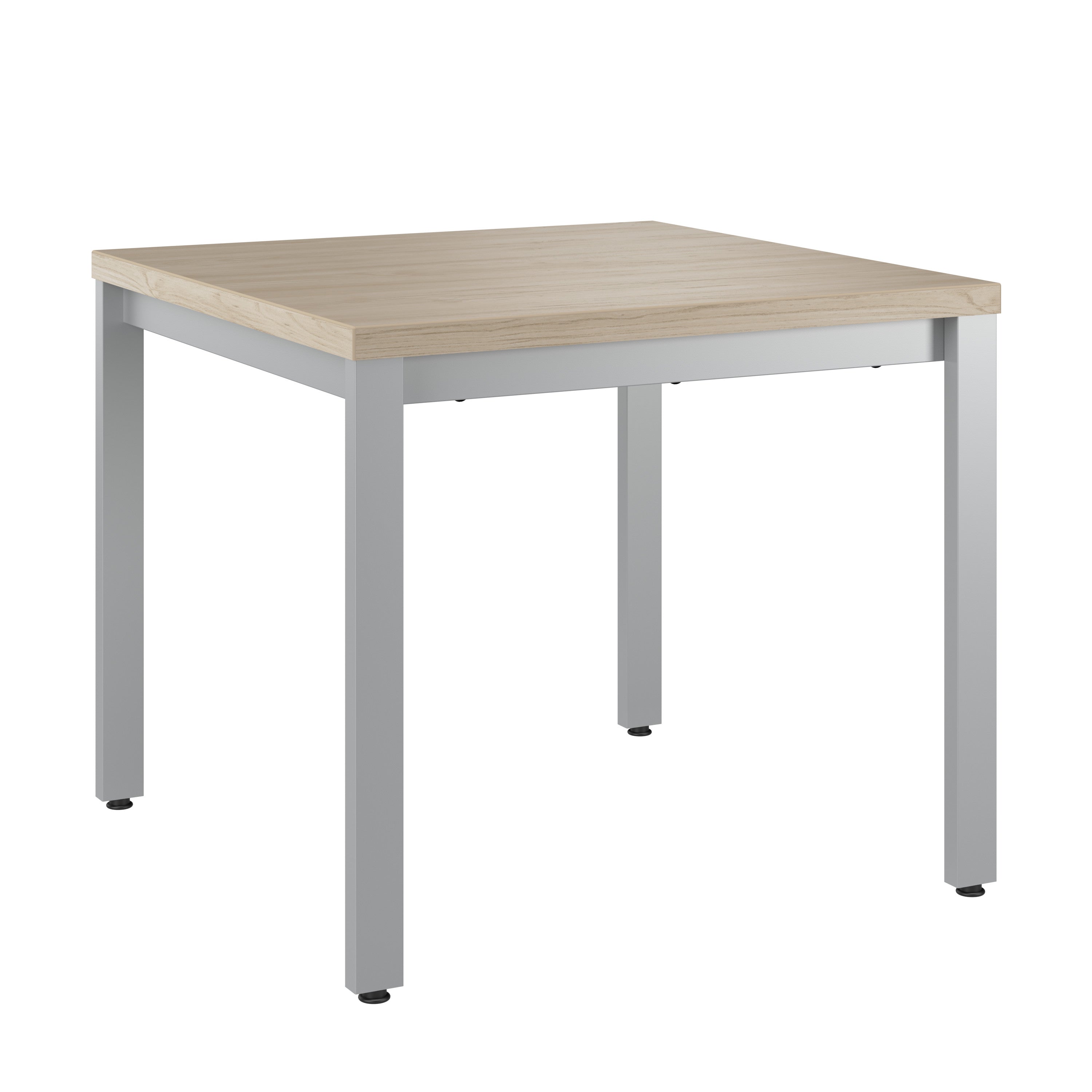 Bush Business Furniture Arrive Waiting Room End Table in Natural Elm - 23.35" Width x 23.35" Depth x 20.1" Height