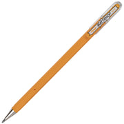Hybrid MATTEHOP Gel Roller, 1.0mm, Matte Yellow Orange Ink, Pack of 12