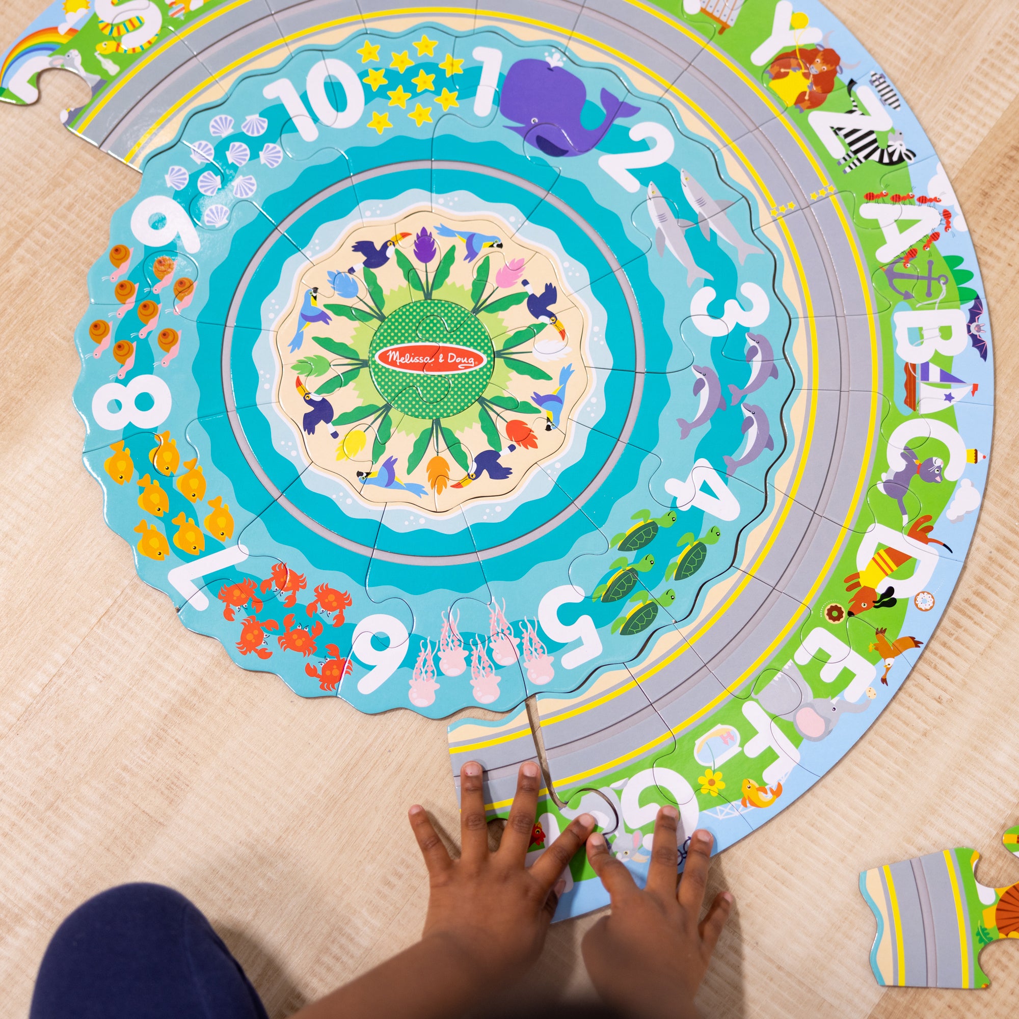 Round the Shore Floor Puzzle & Play Set
