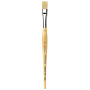 JUNIOR BORSTE Synthetic Student Brush, Synthetic, Tempera, Flat, Series 329, Size 14