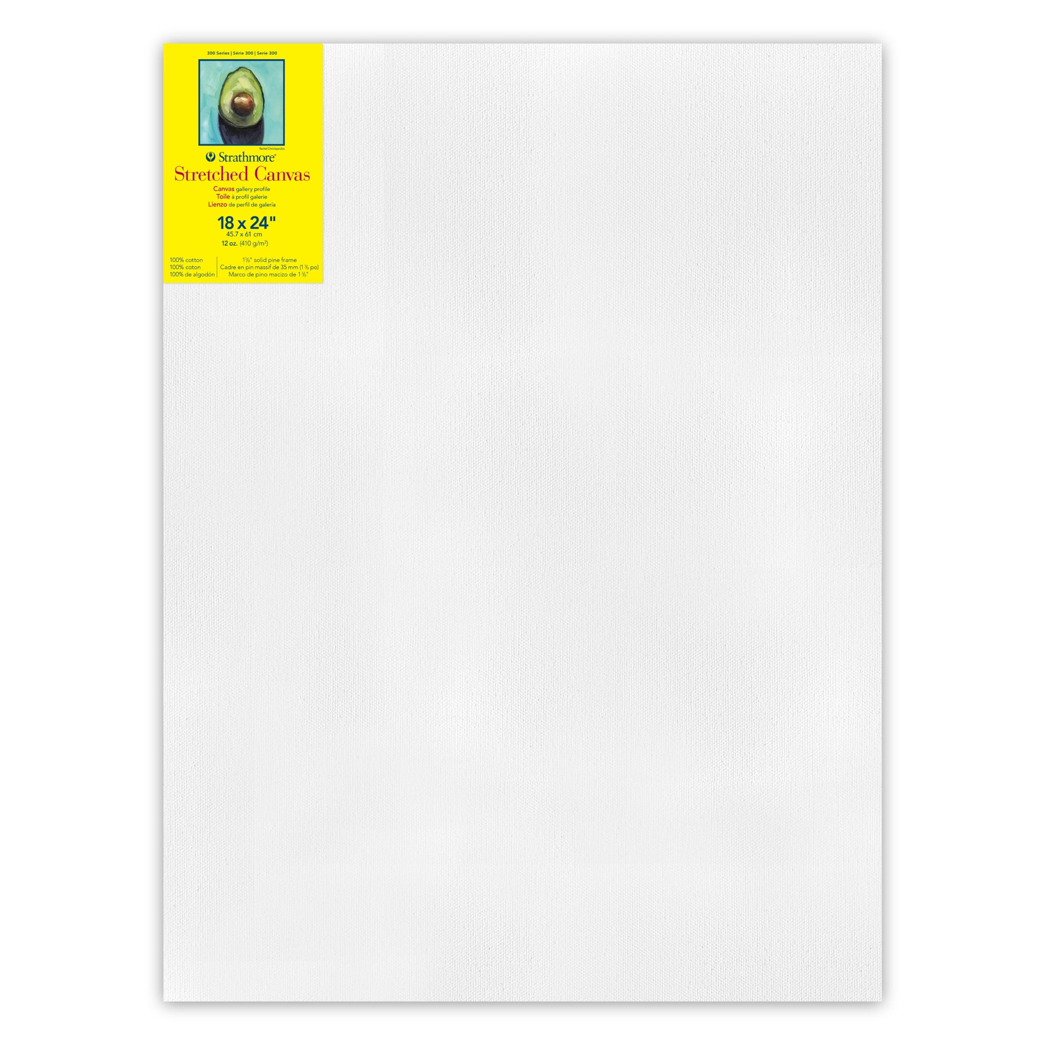 300 Series Gallery Stretched Canvas, 18x24 inch