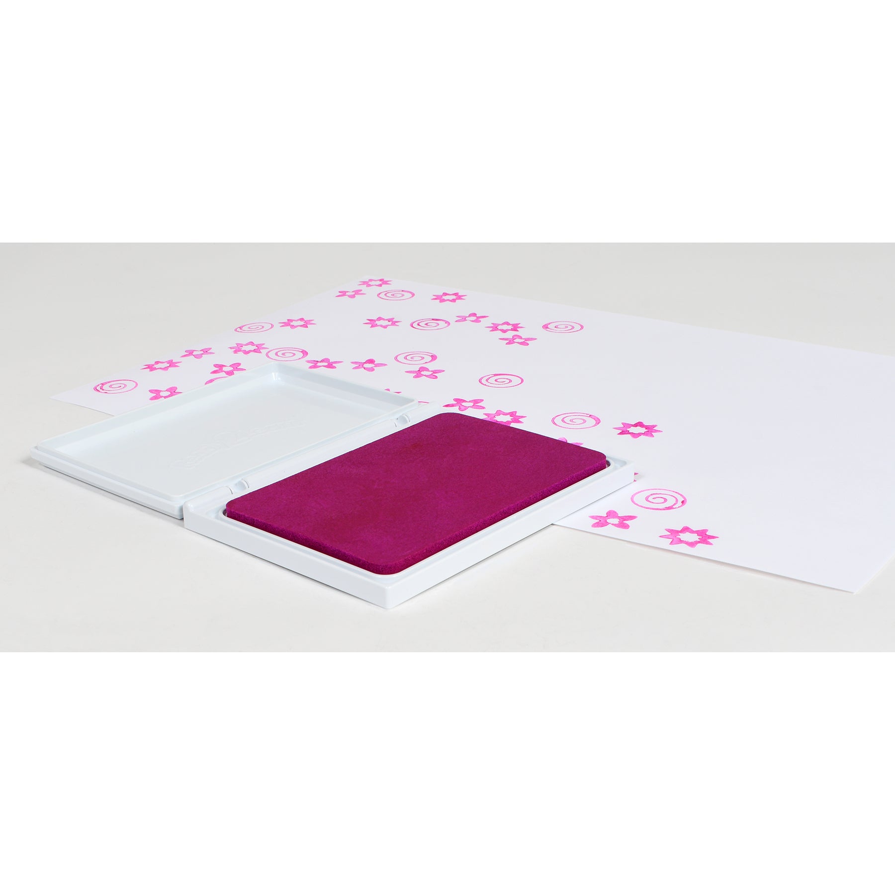 Jumbo Washable Stamp Pad - Hot Pink - 6.2"L x 4.1"W
