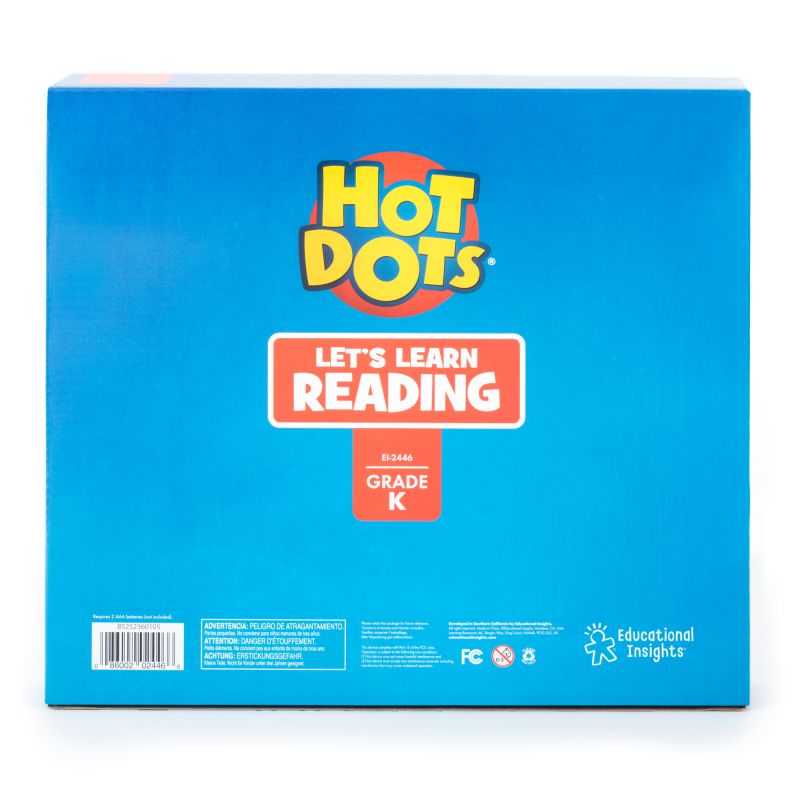 Hot Dots® Let's Learn Kindergarten Reading!
