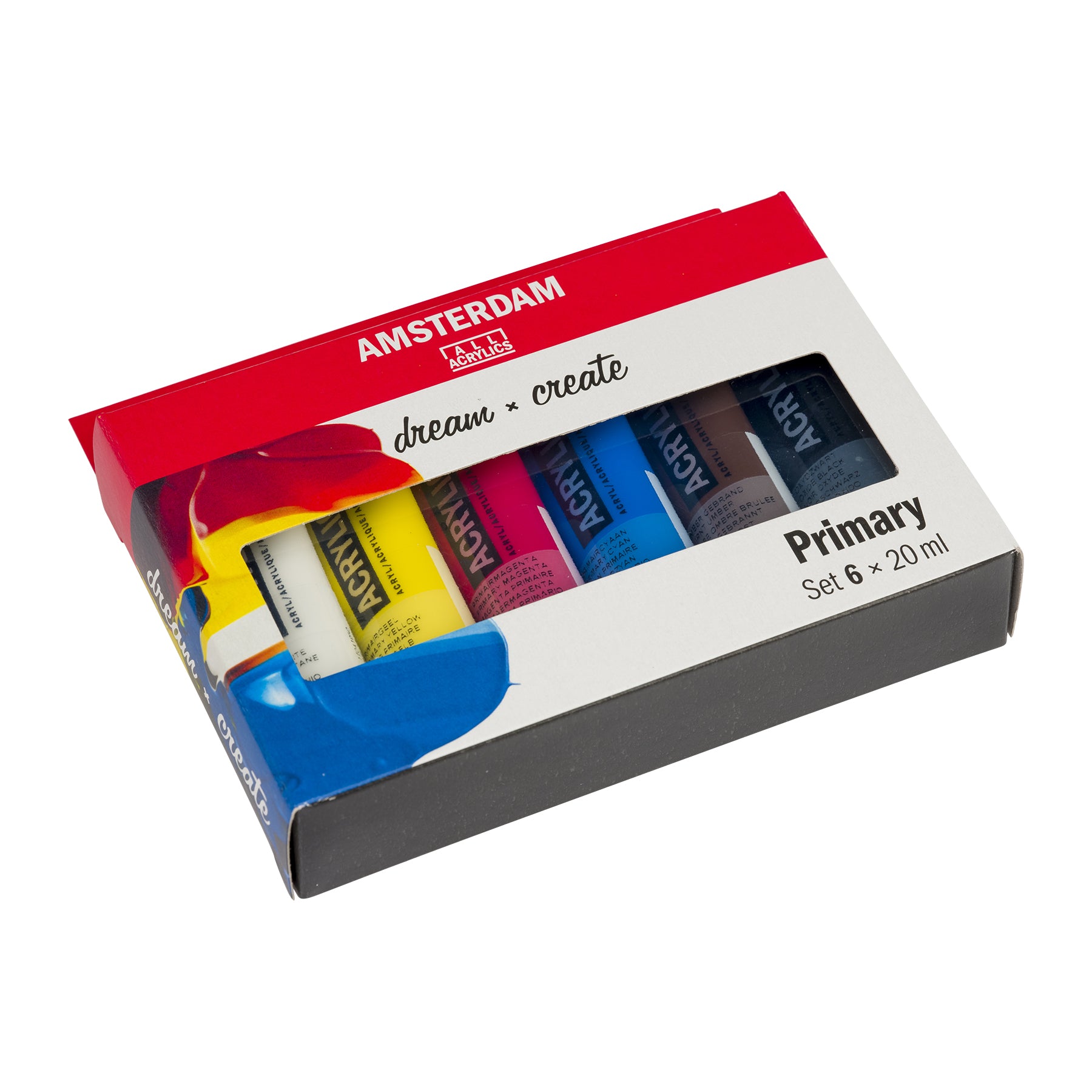 Standard Acrylic Primary Set, 6 x 20mL