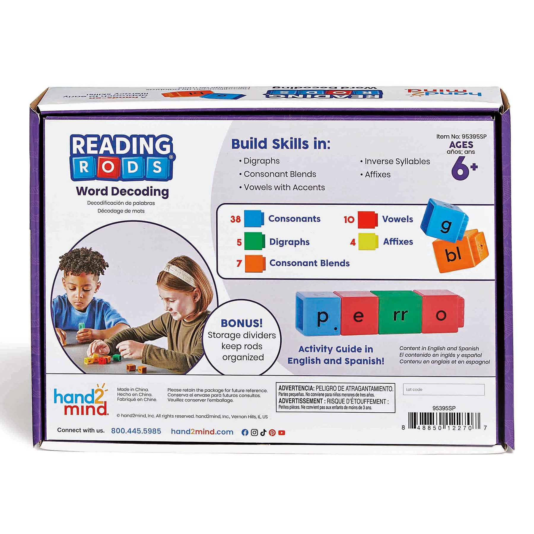 Reading Rods® in Spanish, Word Decoding