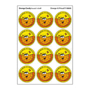 Orange-A-Proud!/Orange Candy Scented Stickers, Pack of 24