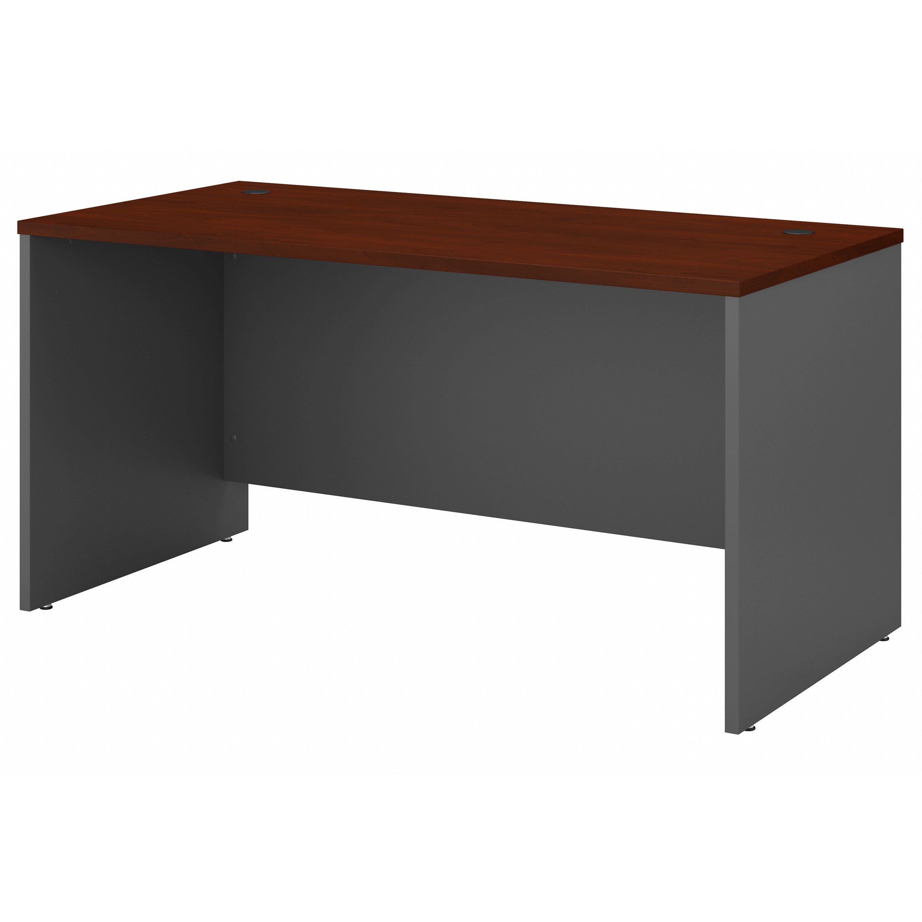 Bush Business Furniture Series C 60W x 30D Office Desk in Hansen Cherry - 59.45" Width x 29.37" Depth x 29.84" Height