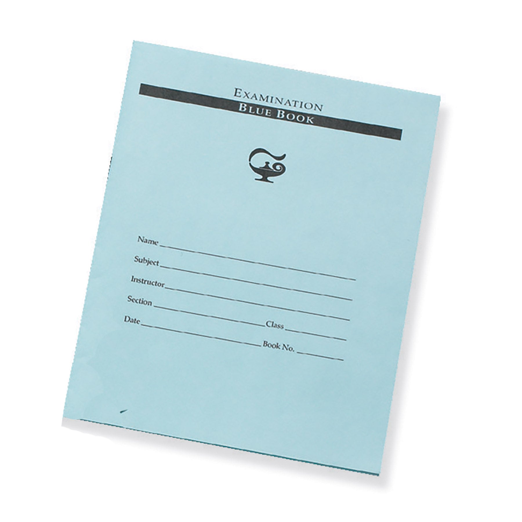 Examination Blue Book, 12 Pages, 3/8 in ruled, 7" x 8-1/2", 1 Book