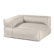 Baya Outdoor Right Corner - Sunbrella, Silver