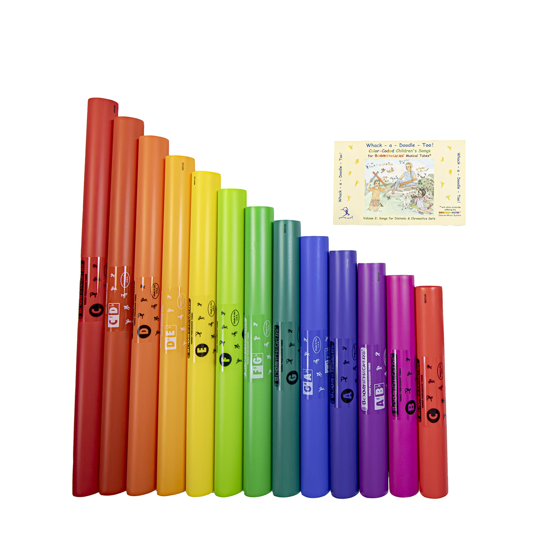 Boomwhacker Percussion Tubes Full Diatonic Kit