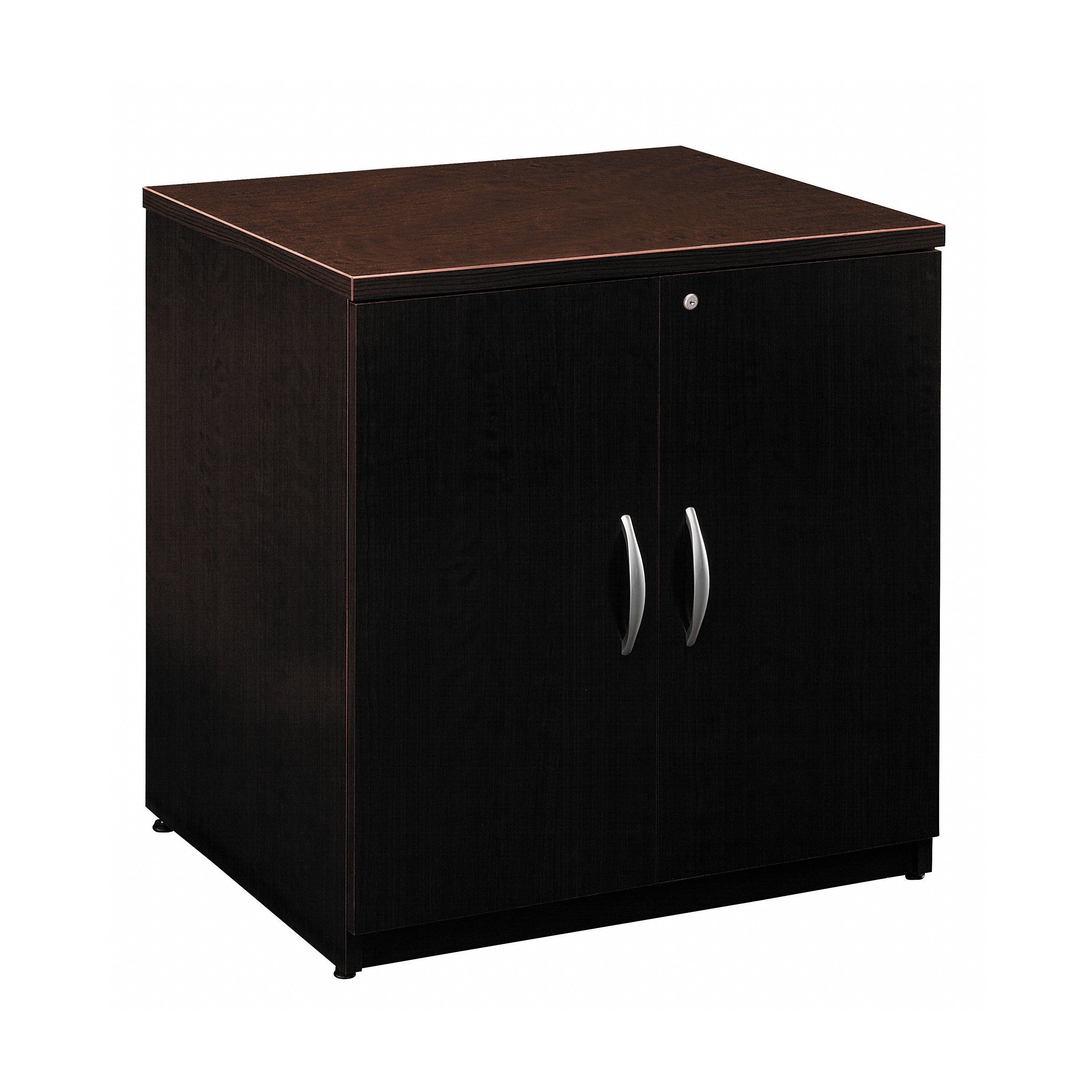 Bush Business Furniture Series C Collection 30W Storage Cabinet in Mocha Cherry - 29.45" Width x 23.35" Depth x 29.84" Height