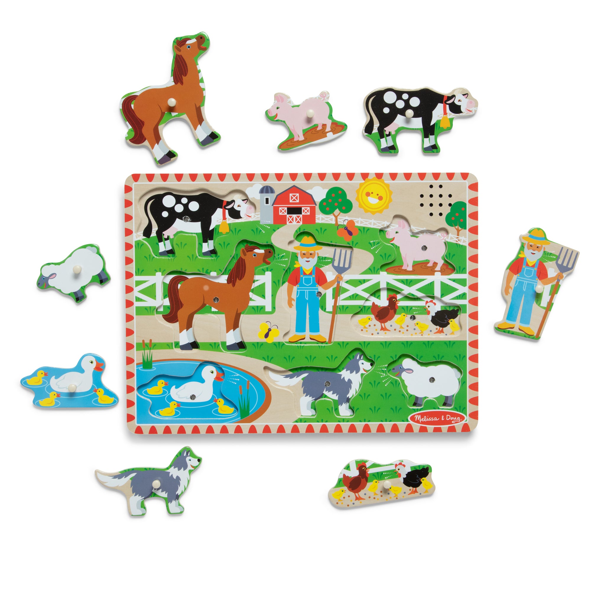Old MacDonald's Farm Sound Puzzle - 8 Pieces