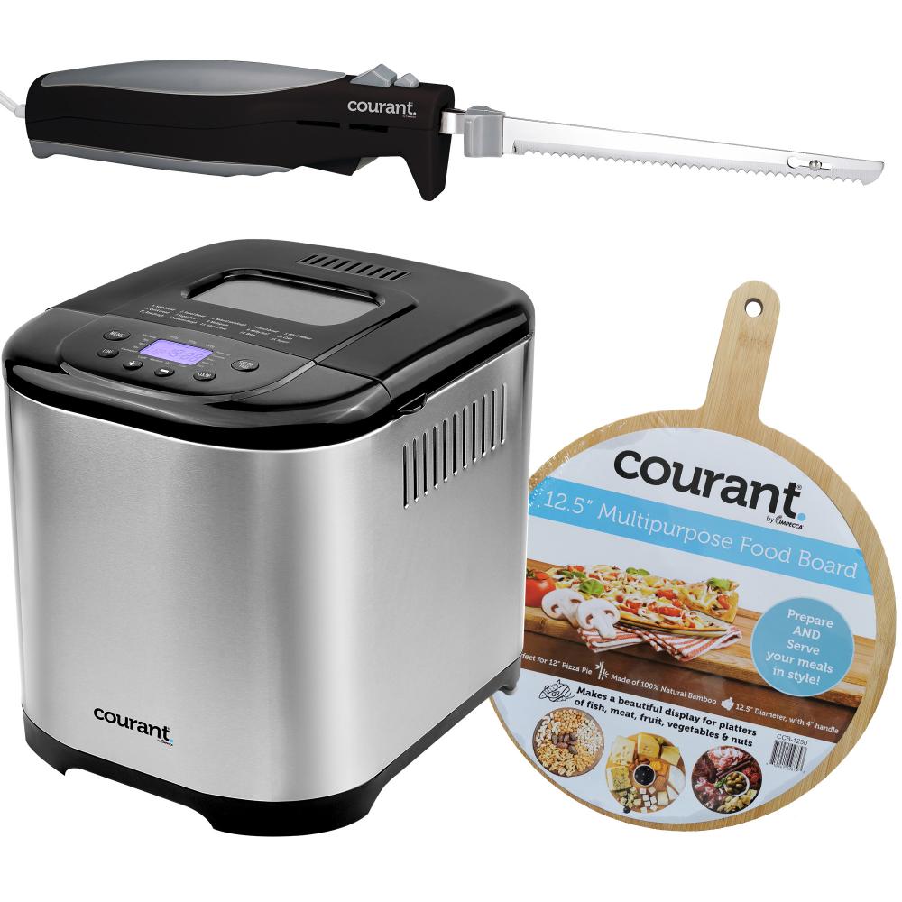 Courant Courant Bread Maker, Food Board and Electric Knife Bundle