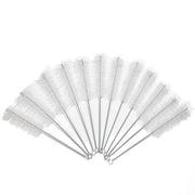 Brush, Test Tube, White Nylon Bristles, 17mm Outer Dimension x 2" Length x 150mm TL, Pack of 12