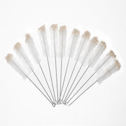 Brush, Test Tube, White Nylon Bristles, 35mm Outer Dimension x 3" Length x 280mm TL, Pack of 12