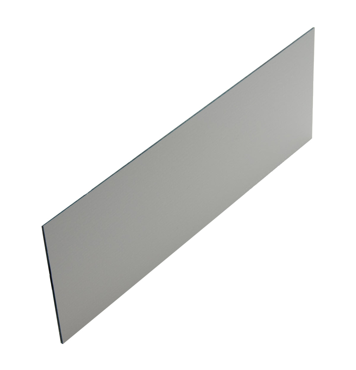 Mirror, Flat Glass, Silver Back, Rectangular, 2" x 6", Pack of 10
