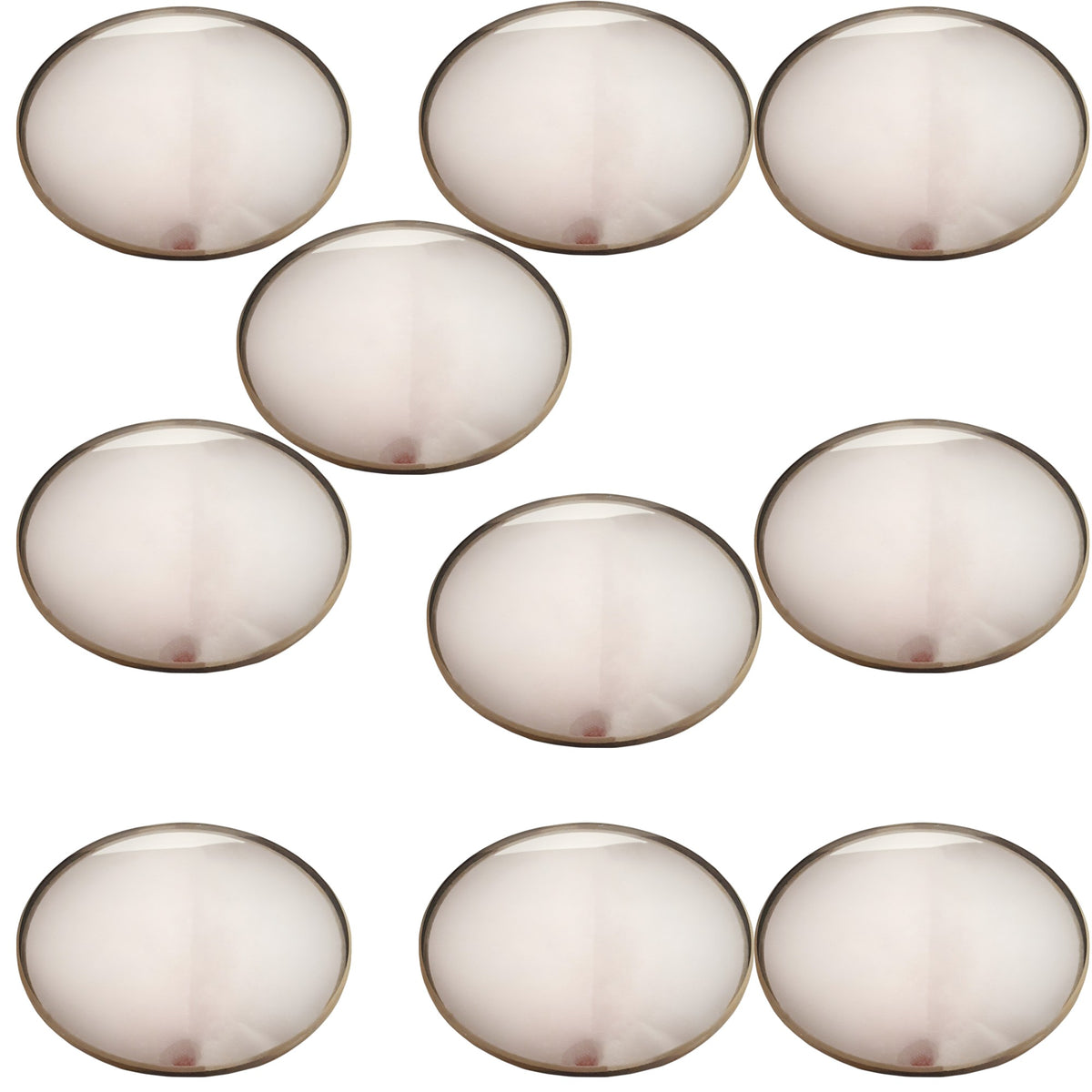 Mirror, Glass, Round Shape, Convex, 7.5cm Diameter x 7.5cm Focal Length, Pack of 10