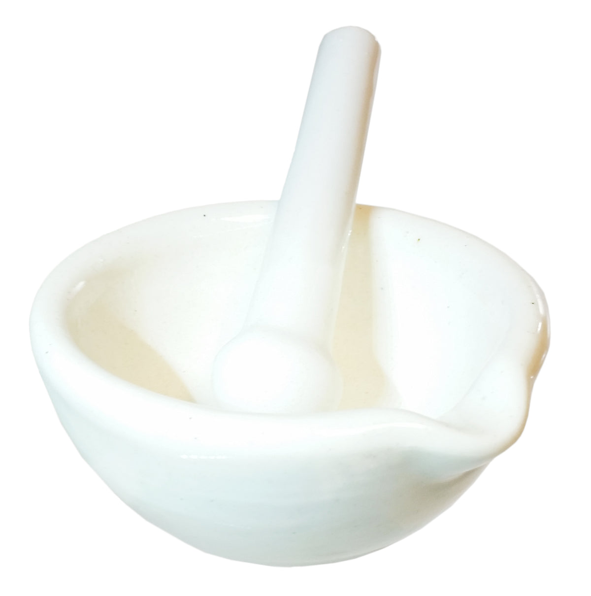 Mortar and Pestle, Porcelain, Size 130mm Opening and 300ml Capacity, Case of 12