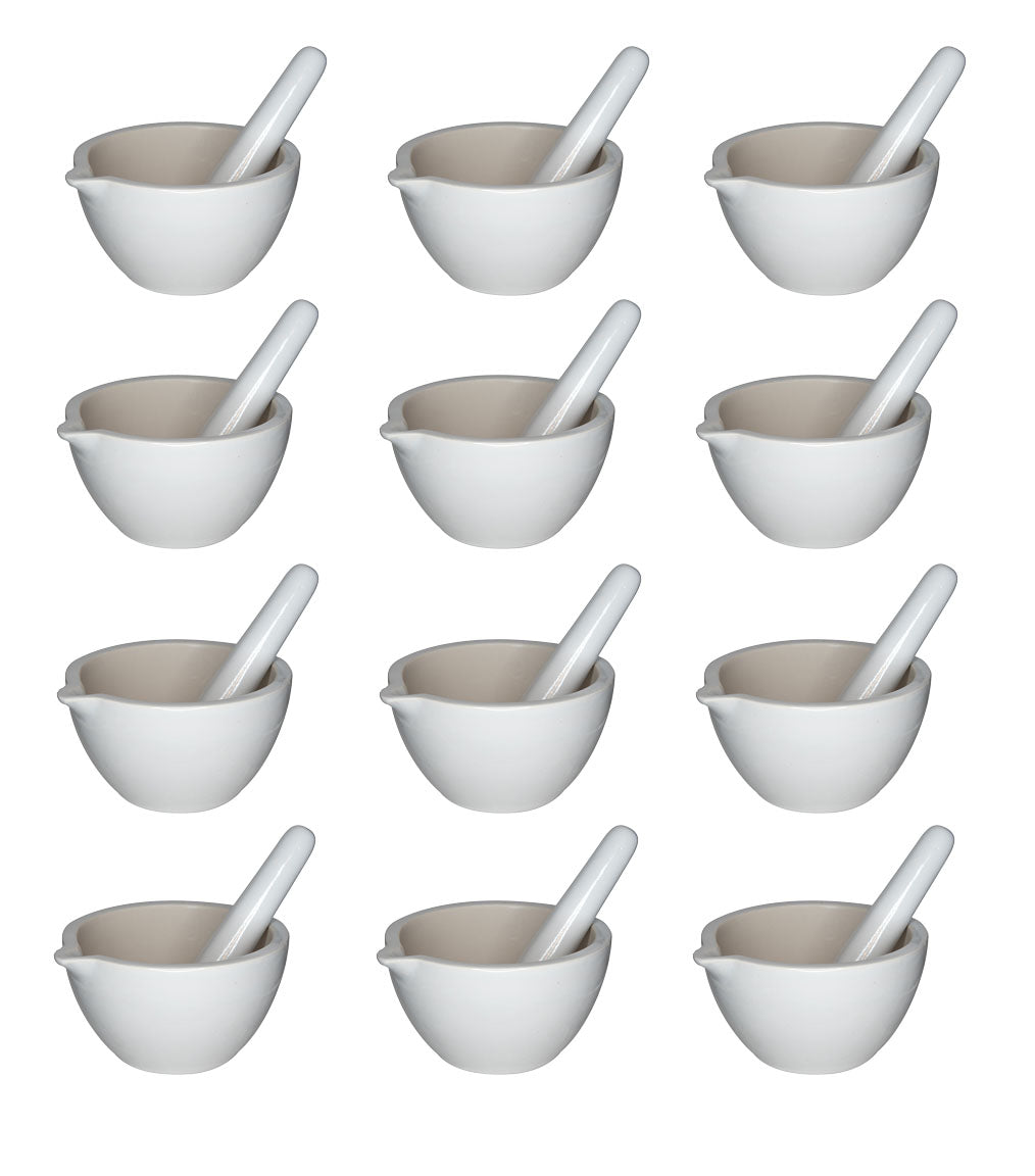 Mortar & Pestle Porcelain 160mmD 500ml. Pack 12.