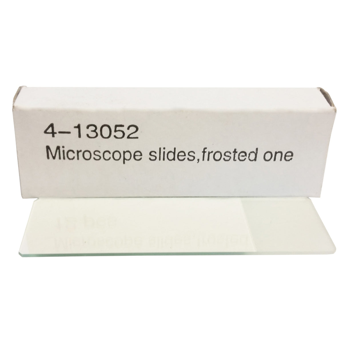 Microscope Slides, Glass, Frosted One End, Case of 3600