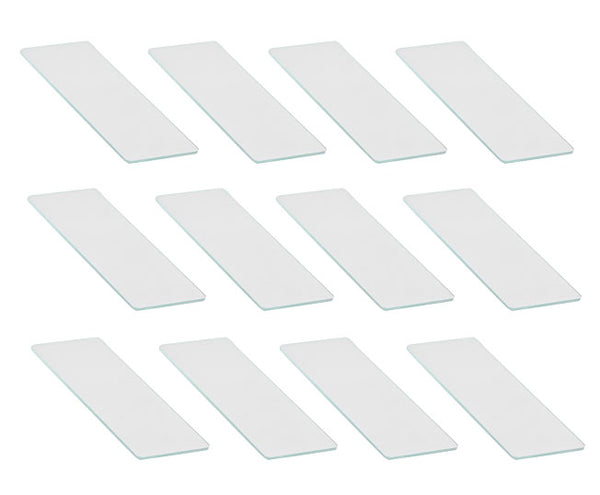 Microscope Slides, Plain, Glass, 75mm x 25 mm, Case of 72