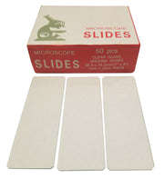 Microscope Slides, Positively Charged, Glass, Pack of 50