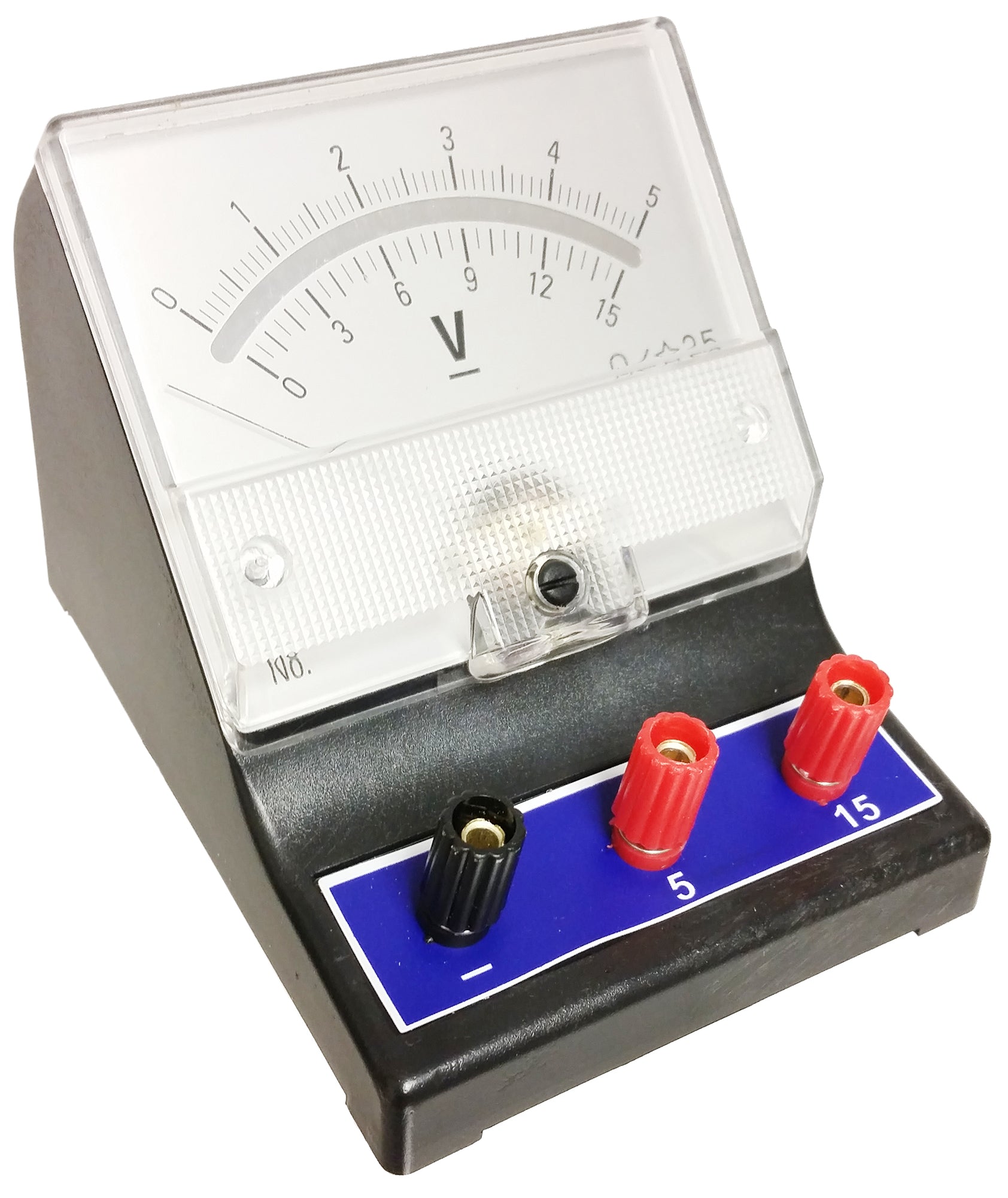 Meter, DC Voltmeter, Blue, 0-5v, 0-15
