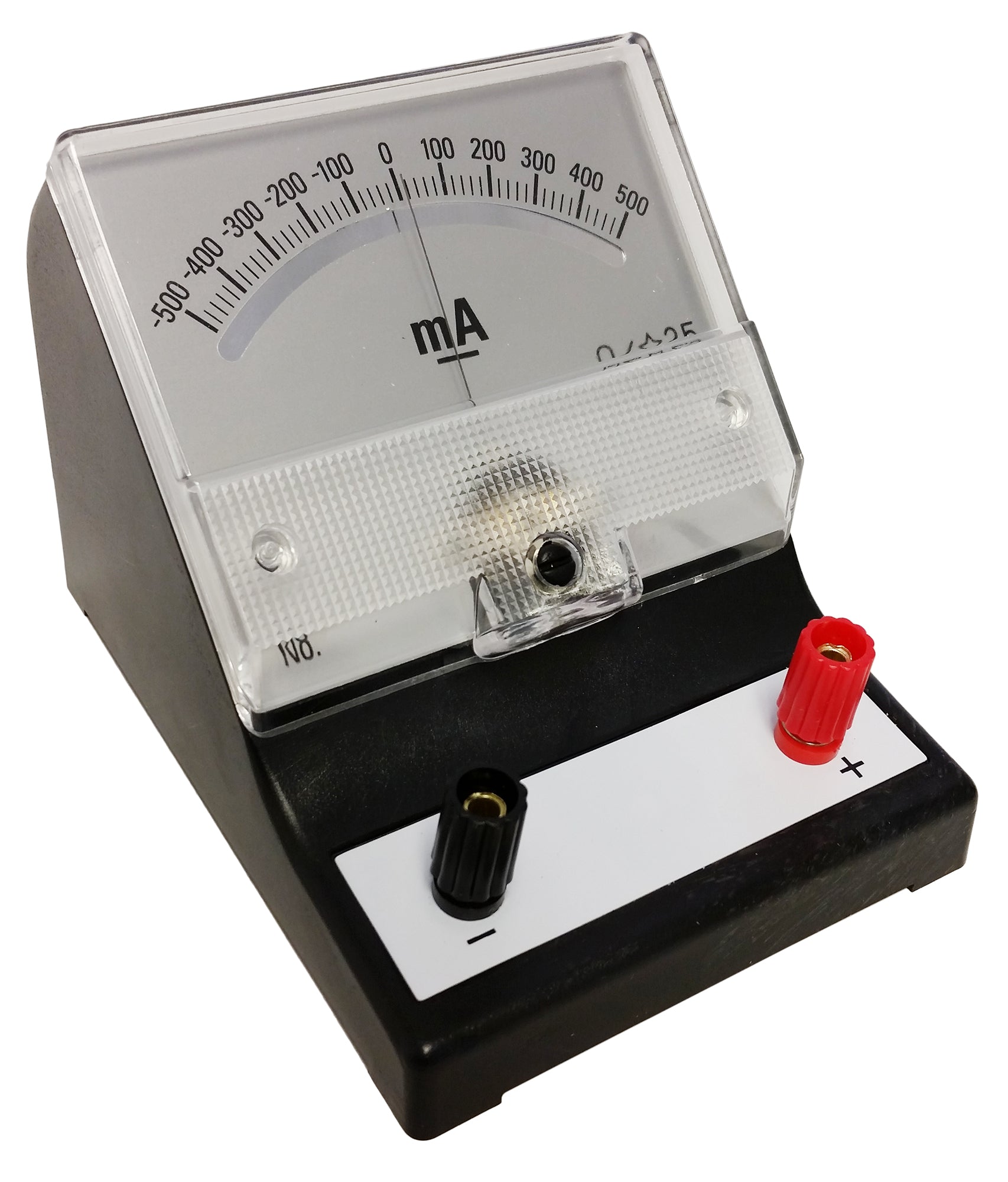 Meter, Galvanometer, White, -500-0-500mA DC.