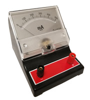 Meter, DC Ammeter, Red, 0-500 mA