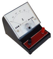 Meter, DC Ammeter, Red, 0-1A