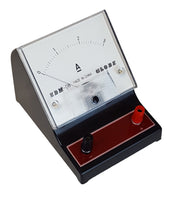 Meter, DC Ammeter, Red, 0-3A