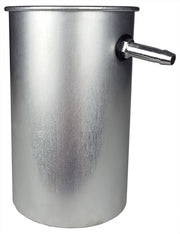 Overflow Can with Pour Spout, Aluminum, 80mm Diameter x 125mm Height, Pack of 10
