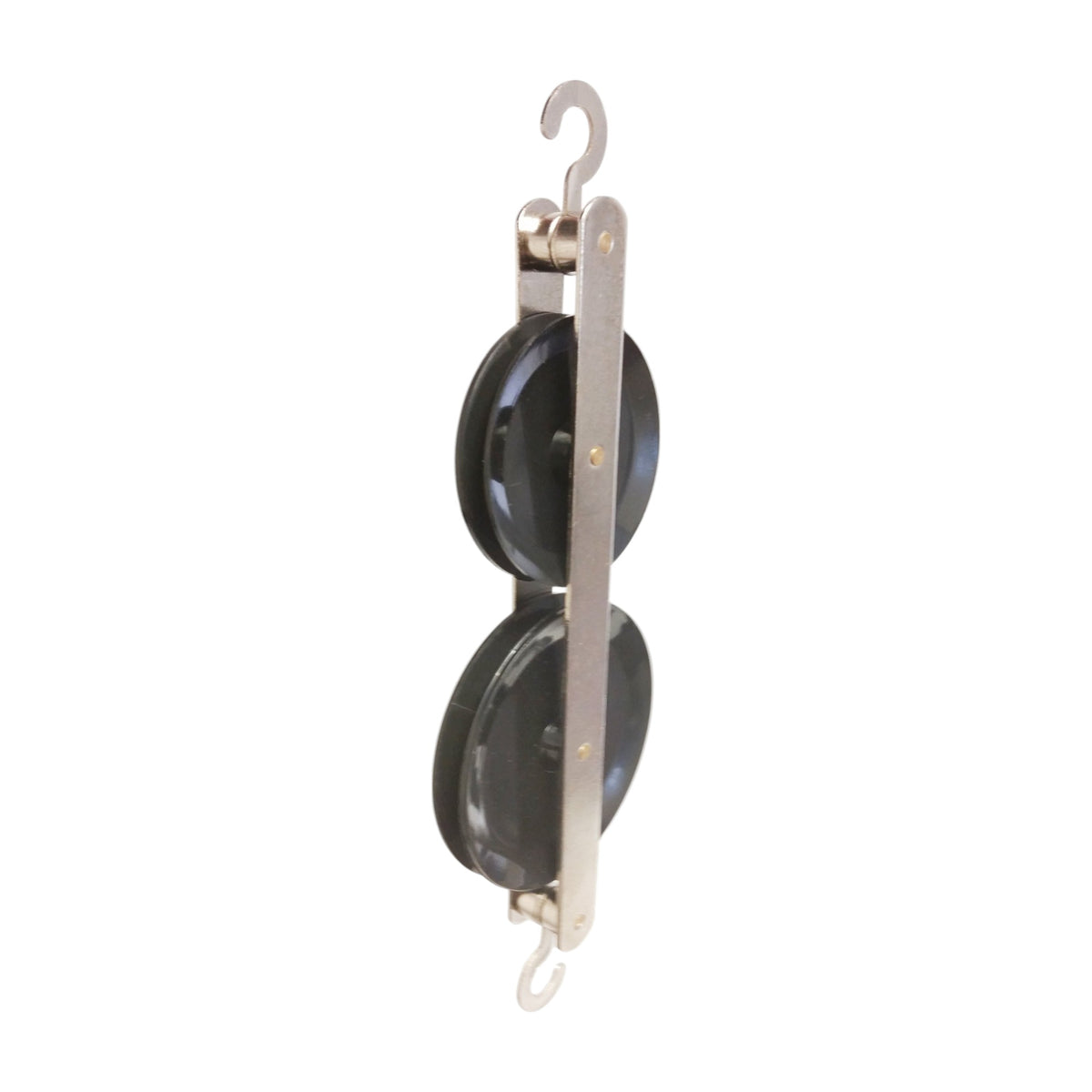 Pulley, Double, Tandem, Plastic with Metal Housing, 50mm, Pack of 15