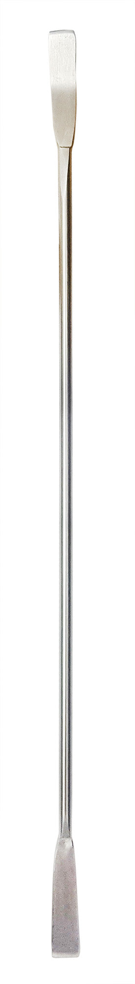 Spatula Stainless Steel Semi Micro Spoon Bowl 25mm X 8mm. Spatula is 20mm X 8mm. Overall length is 200mm