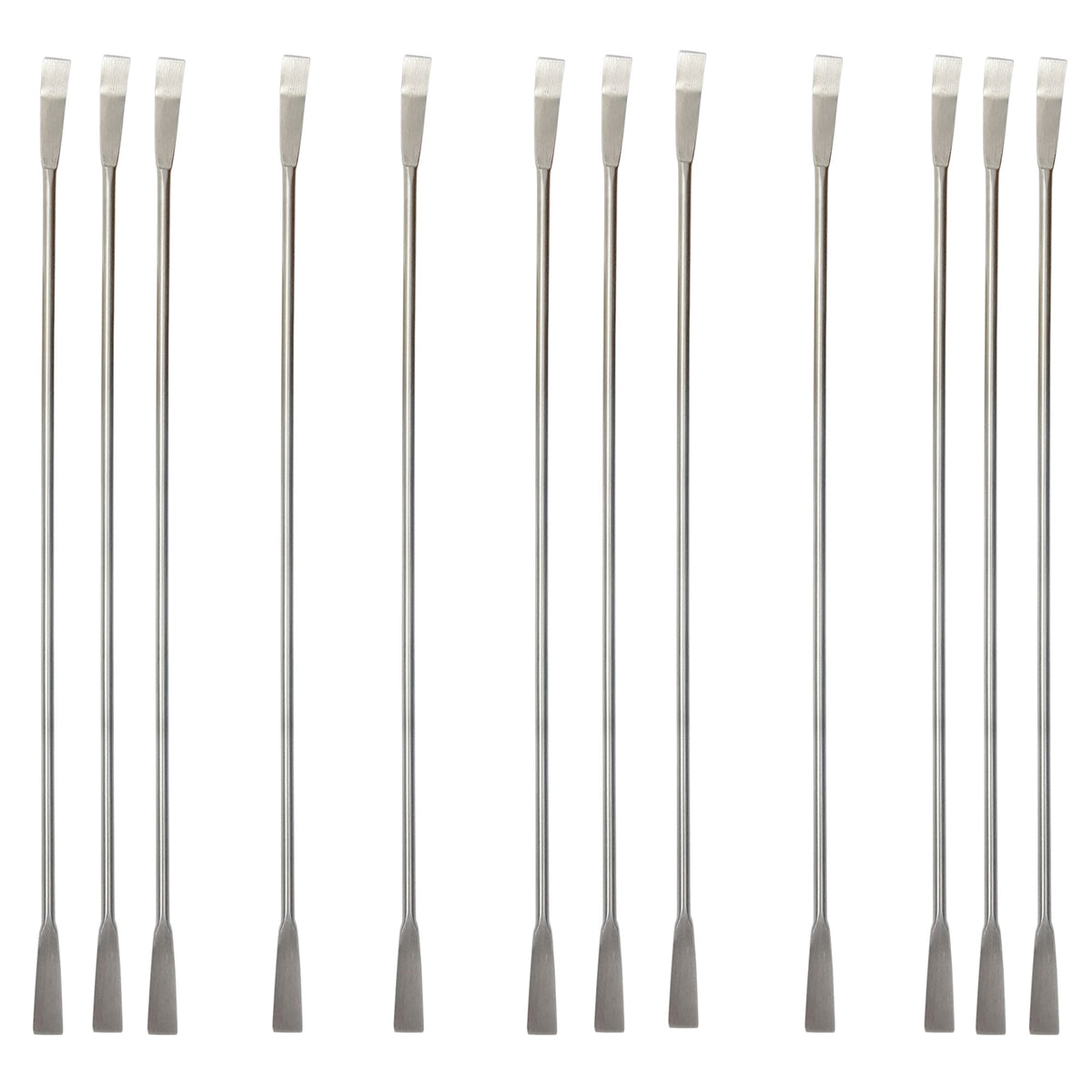 Spatula and Spoon Tool, Semi-Micro, 220cm Long, Pack of 12
