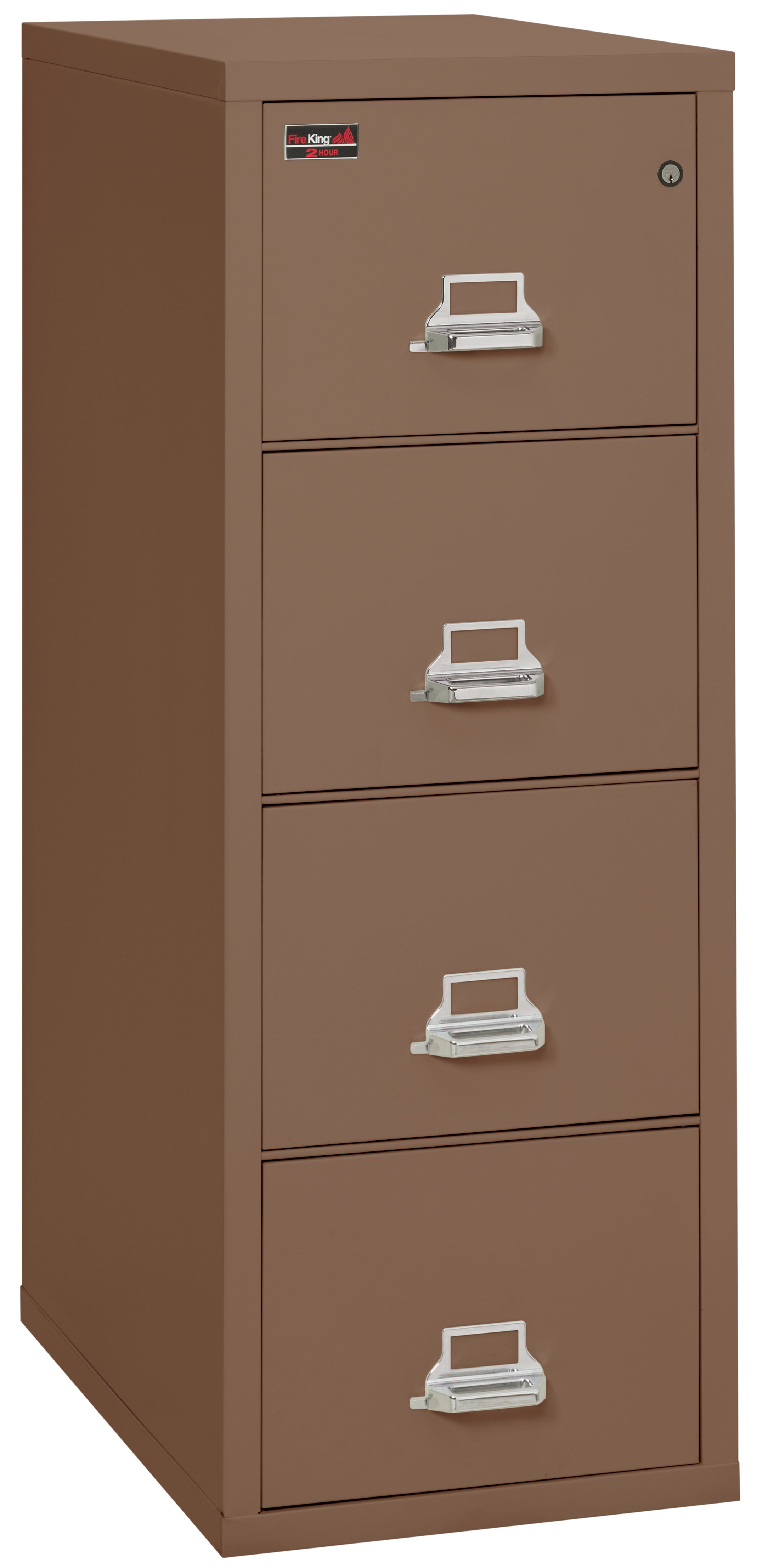 2 Hour Fire Resistant File Cabinet - 4 Drawer Letter 31" depth (Tan)