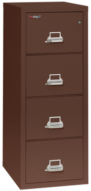 1 Hour Fire Resistant File Cabinet - 4 Drawer Legal 25" depth (Brown)