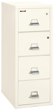 4 Drawer Legal Safe-in-a-File cabinet (Ivory White)