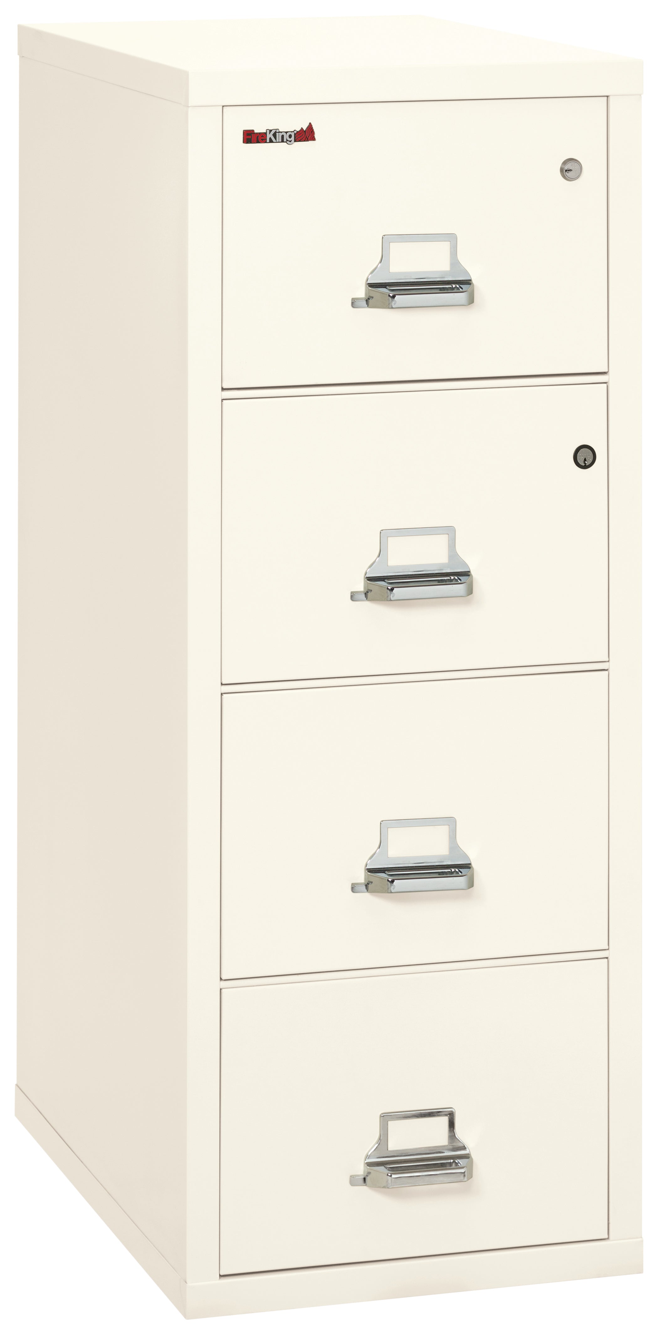 4 Drawer Legal Safe-in-a-File cabinet (Ivory White)