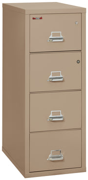 4 Drawer Legal Safe-in-a-File cabinet (Taupe)