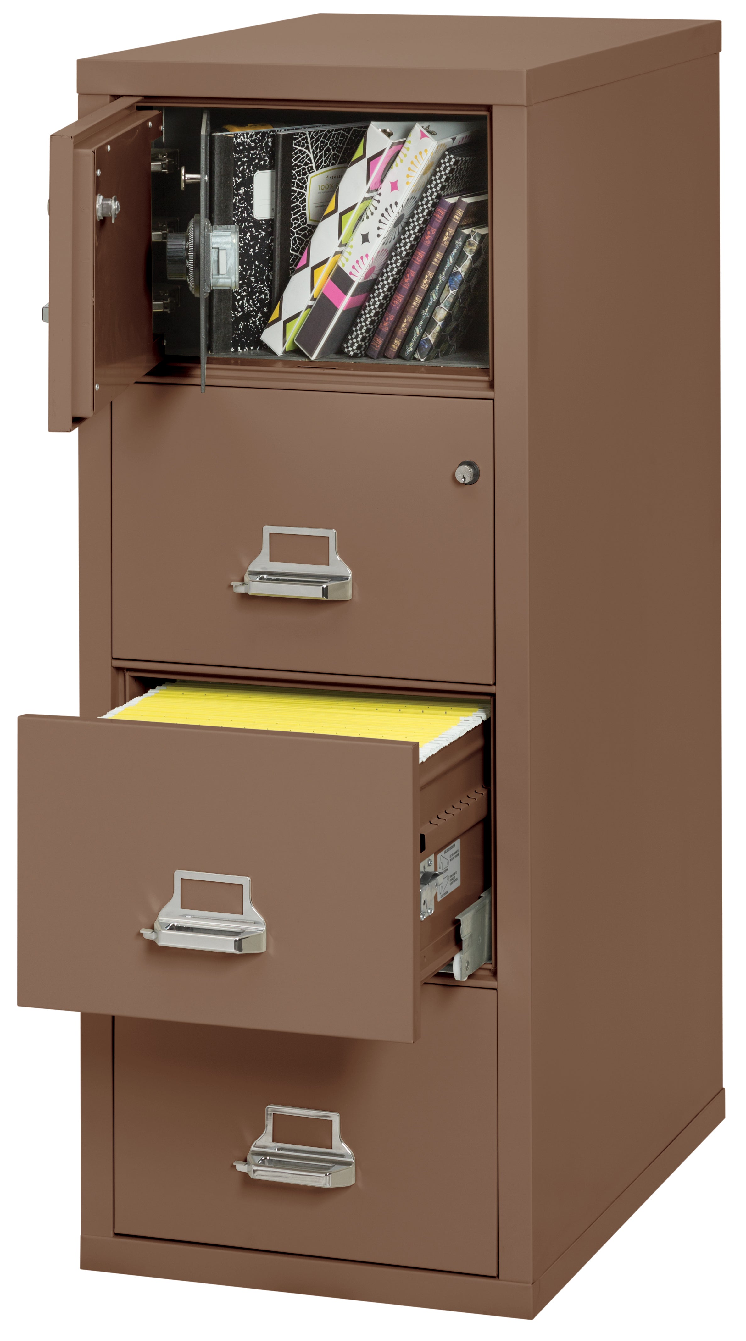 4 Drawer Legal Safe-in-a-File cabinet (Tan)