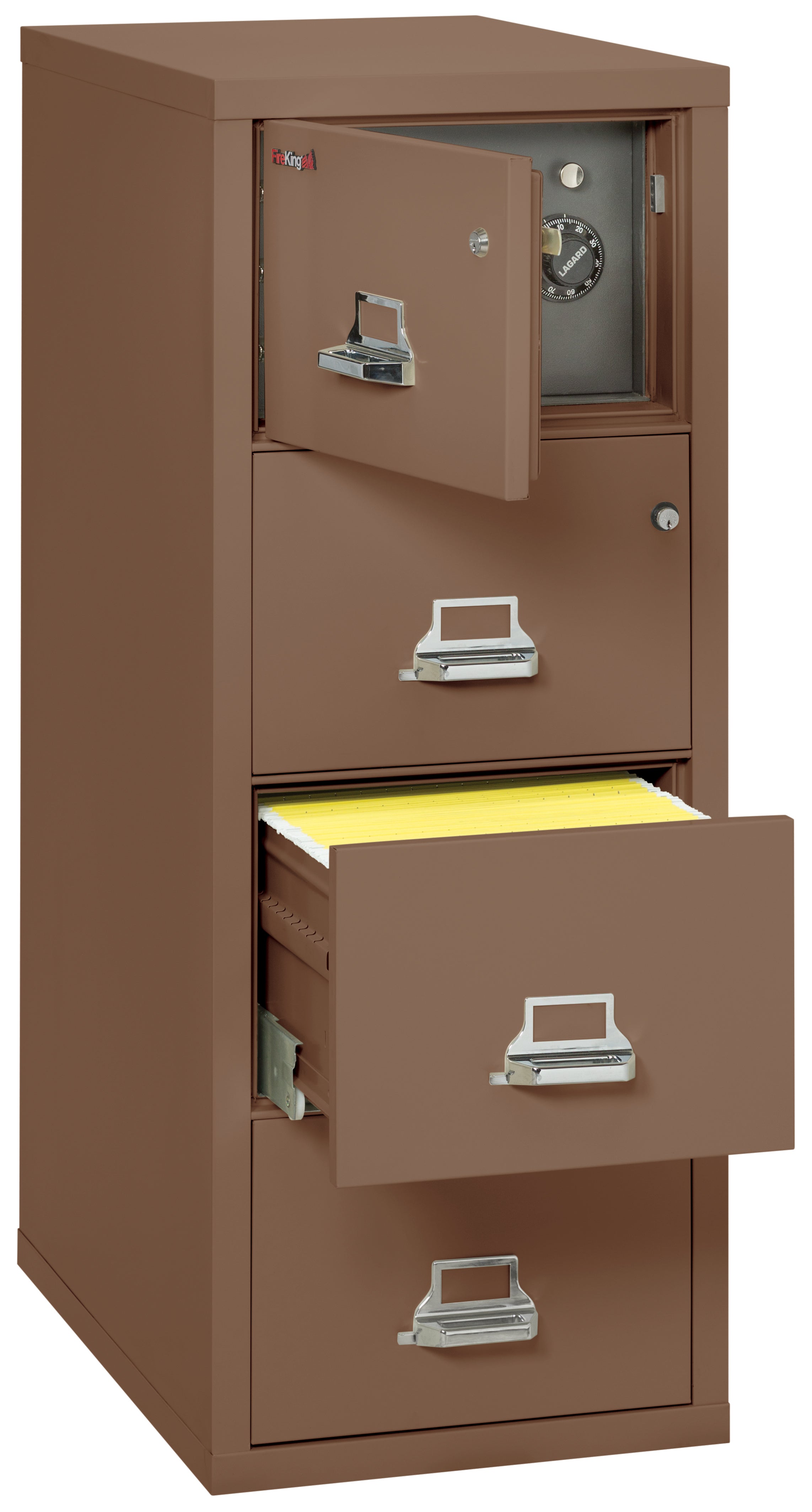 4 Drawer Legal Safe-in-a-File cabinet (Tan)