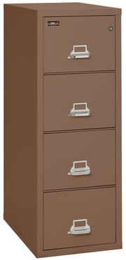 2 Hour Fire Resistant File Cabinet - 4 Drawer Legal 32" depth (Tan)
